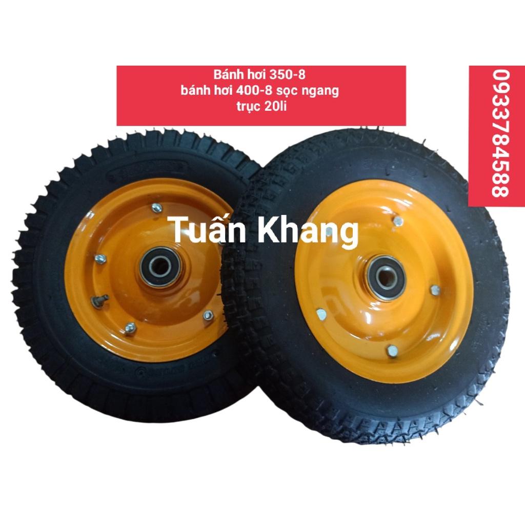 Bánh xe rùa, xe đẩy hàng mã 350-8/ 400-8  bánh bơm hơi