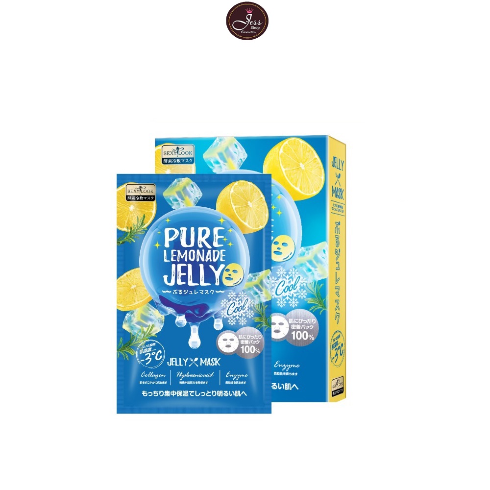 3 Miếng Mặt Nạ Sexylook Pure Lemonade Hydrating Cool Jelly Mask 38ml