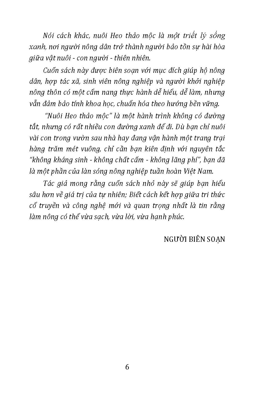 Nuôi Heo Thảo Mộc (Tủ sách Làm Nông Kiểu Mới - Xanh, Sạch, Bền Vững)