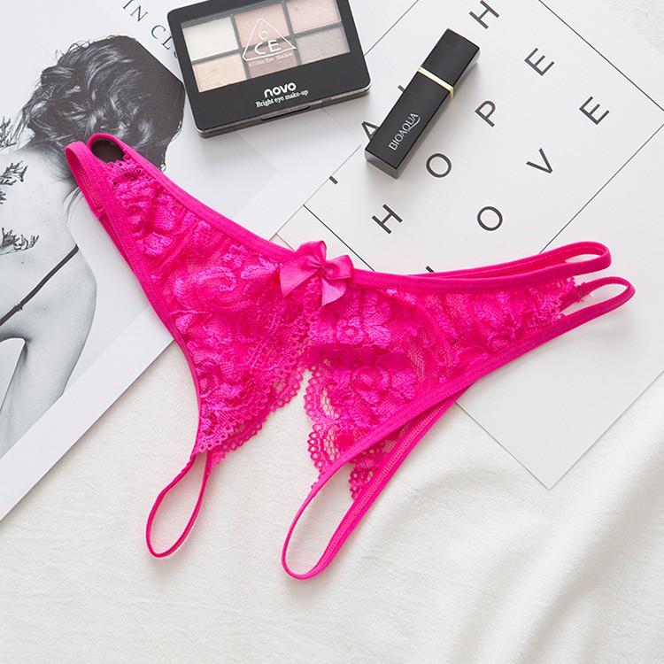 Quần lọt khe nữ ren sexy xẻ đáy C10