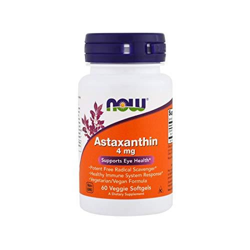 Viên Uống Now Bổ Sung Astaxanthin Có Nguồn Gốc Từ Vi Khuẩn Haematococcus Pluvialis Không Biến Đổi Gen + Lutein, Canthaxanthin & Beta-Carotene