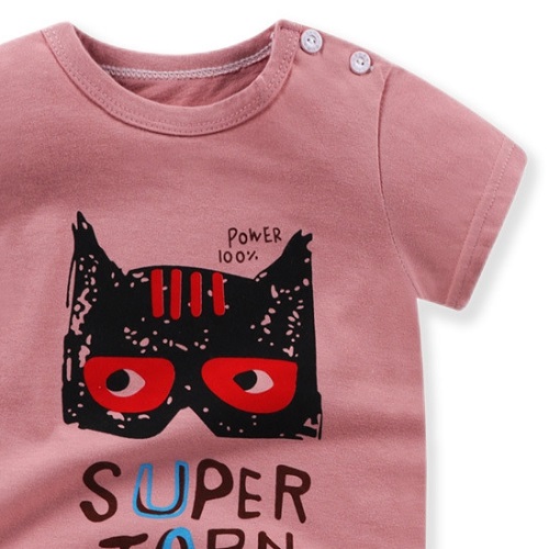 Áo phông bé trai Easy Baby họa tiết dễ thương, chất cotton mềm mại thoáng mát cho bé từ 8-18kg