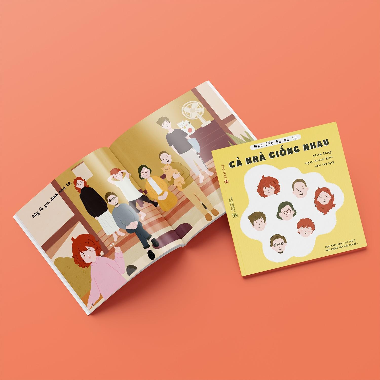 Ehon - Màu Sắc Quanh Ta: Cả Nhà Giống Nhau