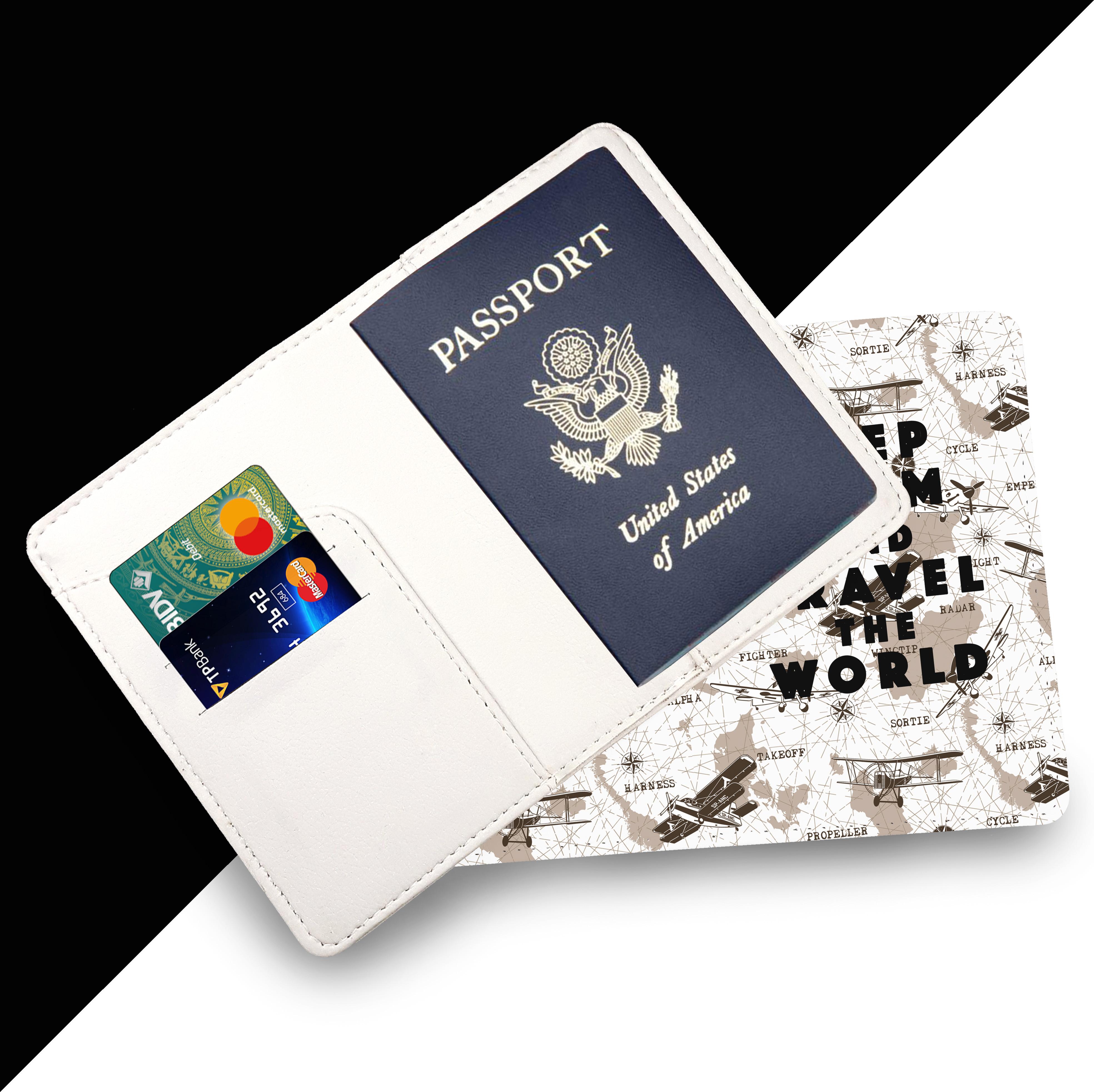 Bao Da Hộ Chiếu Du Lịch Nghệ Thuật - Ví Đựng Passport Và Phụ Kiện Độc Đáo - PPAT0066