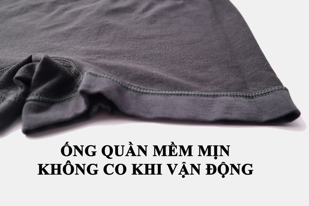 Combo 4 quần lót nam boxer Manticano vải Modal - sợi Sồi bảo vệ sức khoẻ sinh sản nam giới quần sịp đùi nam