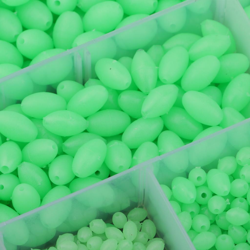 Fishing Beads Assorted,Fishing Tackle Plastic Mix Color Luminous Glow Fishing Beads Kit