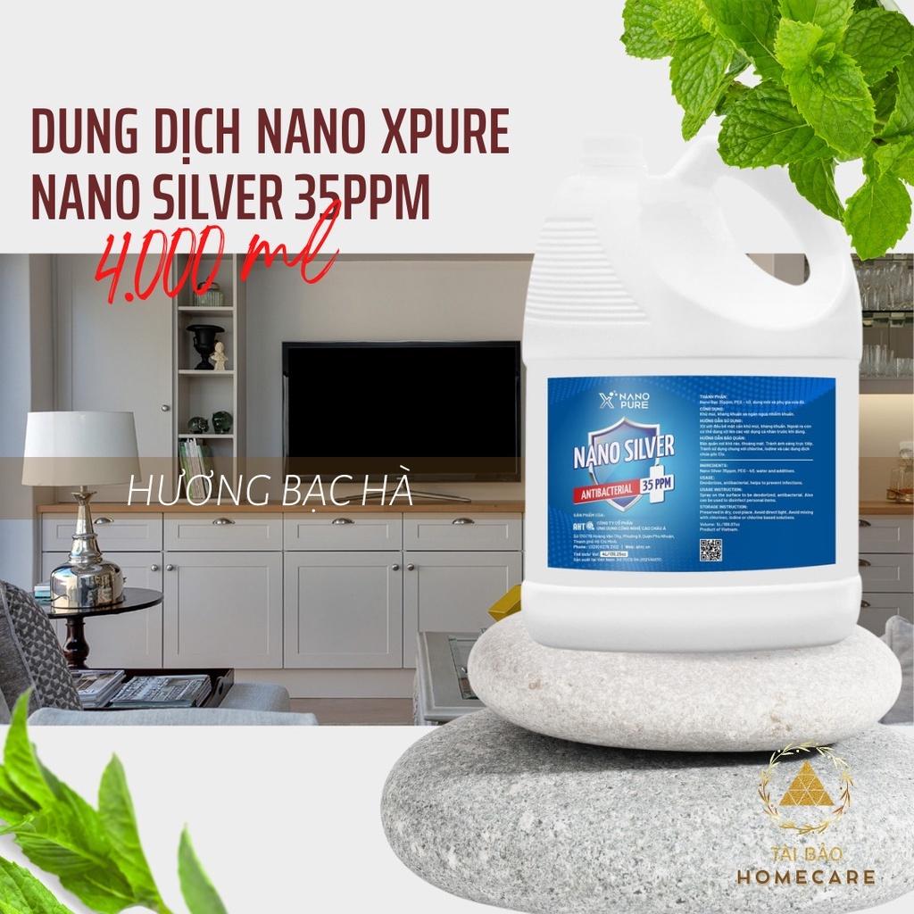 Dung dịch Nano Xpure Nano Silver 35ppm 4L