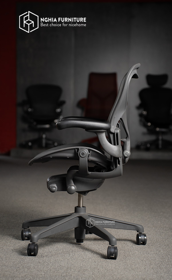 Ghế công thái học Nghia furniture AERON - Size B, ghế làm việc đứng đầu về hỗ trợ cột sống, bảo hành 12 năm