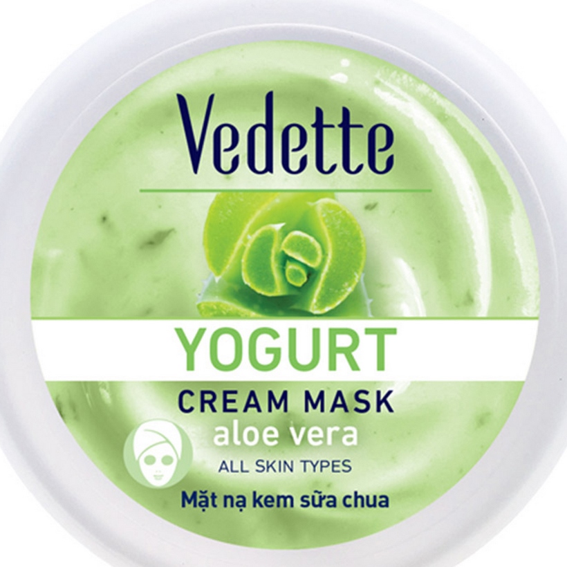 Mặt Nạ Kem Sữa Chua Dưỡng Ẩm Sâu Vedette Nha Đam - Hũ 120ml