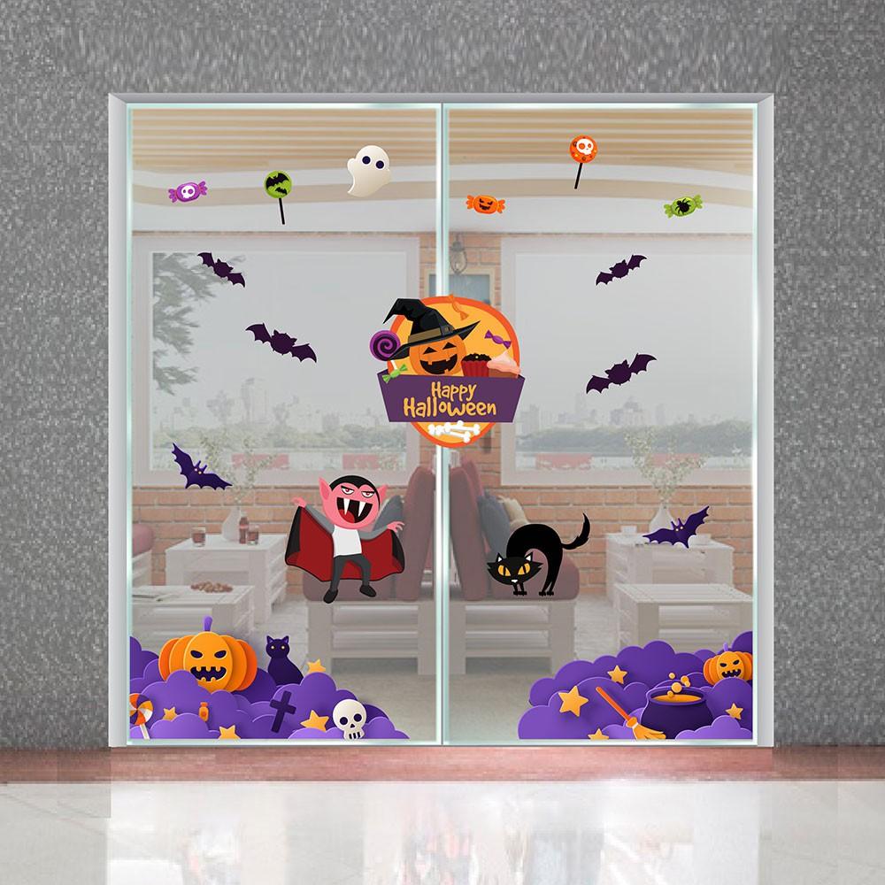 DECAL TRANG TRÍ HALLOWEEN COMBO SỐ 6