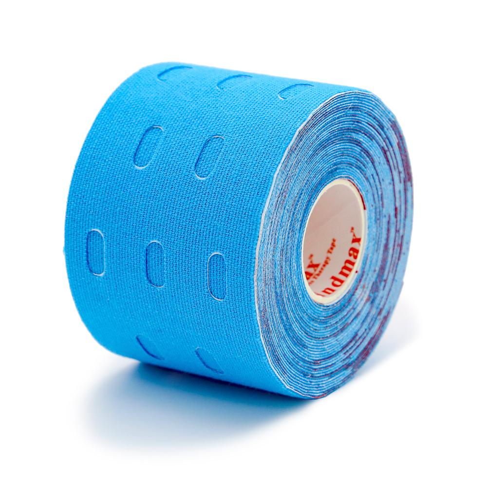 Kindmax Hole Kinesiology Băng đầu gối cho cơ thể Thể thao Băng thể thao đàn hồi để hỗ trợ cơ bắp. Color: Skin Size: 5CMx5M