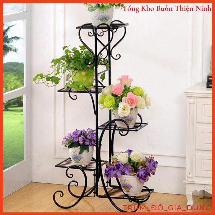 Kệ Để Chậu Hoa Cây Cảnh 5 Tầng Sang Trọng