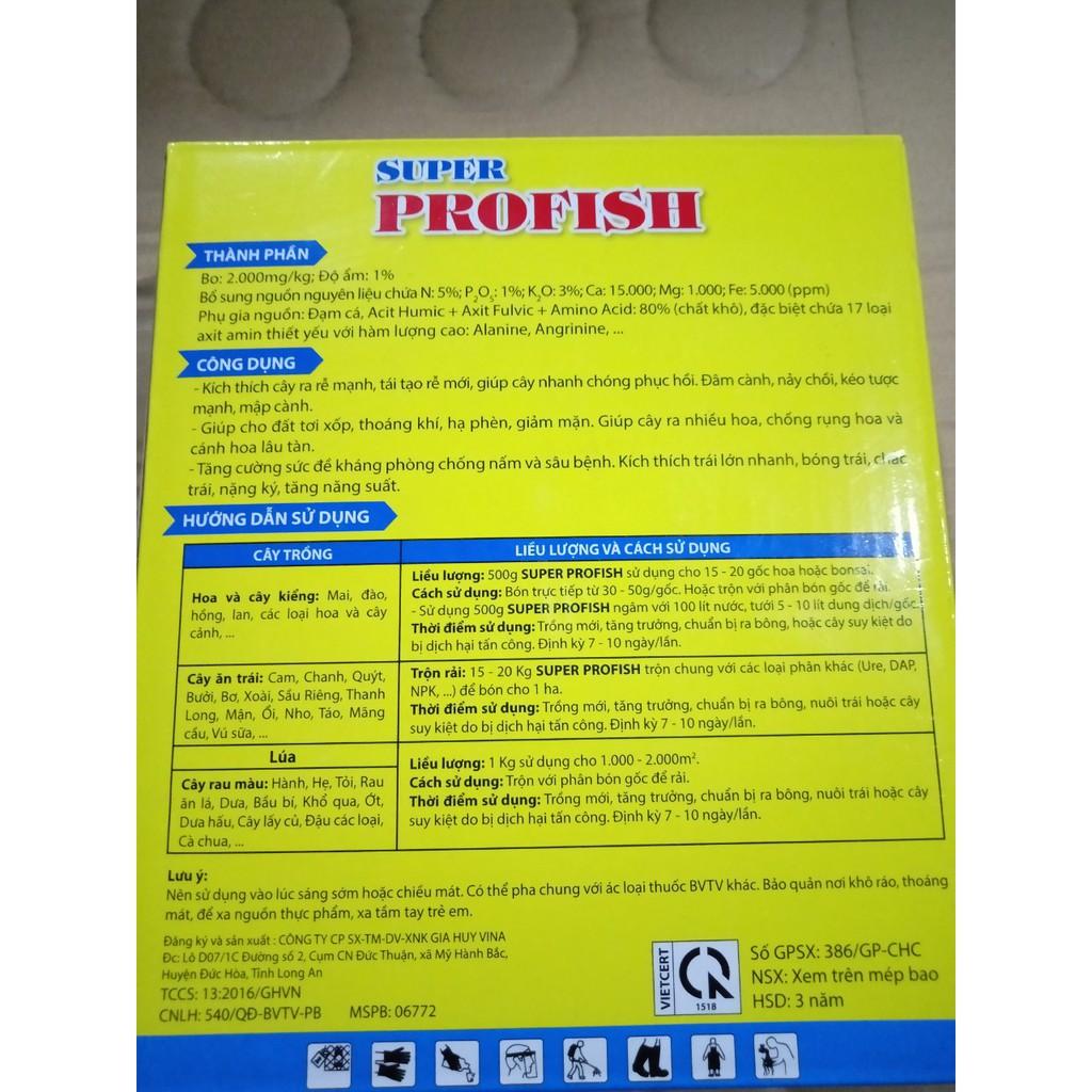 Phân Đạm Cá Dạng Viên Super ProFish gói 1kg