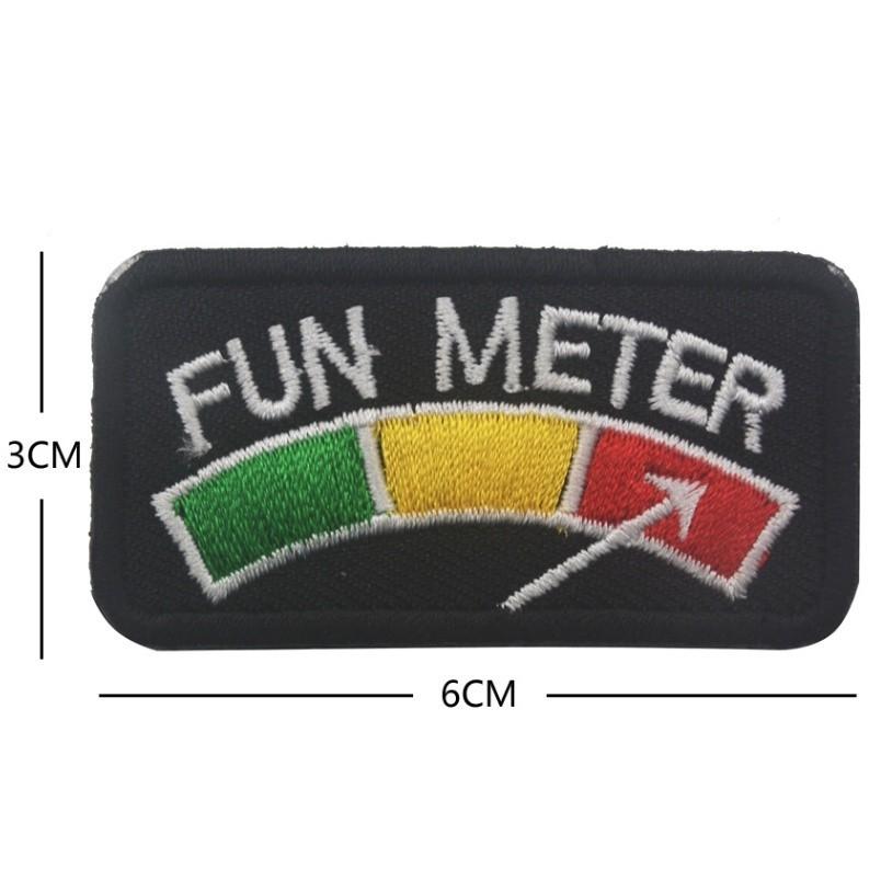 Patch_velcro đồng hồ đo tốc độ dán quần áo_ba lô