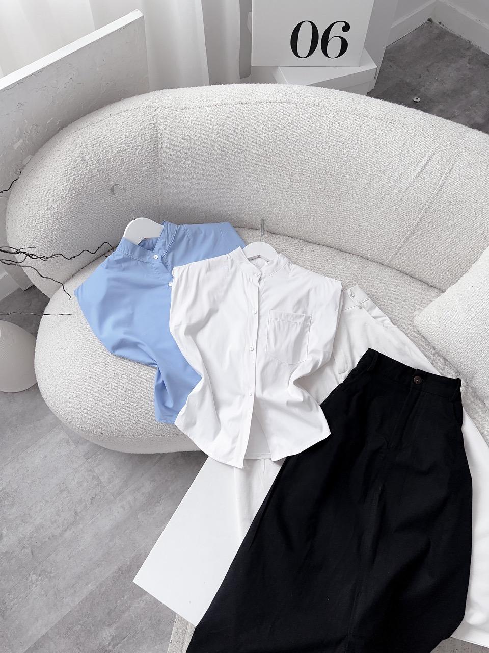 SET ĐI CHƠI, SET 2 MÓN ÁO SƠ MI KIỂU ĐỆM VAI PHỐI CHÂN VÁY KAKI CỰC HOT