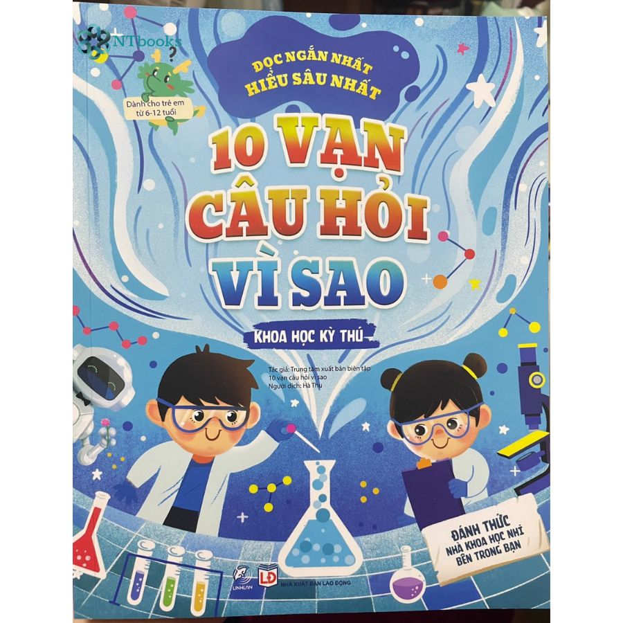 Combo 4 cuốn sách 10 vạn câu hỏi vì sao: Khoa học - Vũ trụ - Trái đất - Cơ thể người