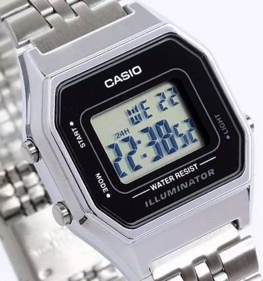 Đồng hồ nữ Casio chính hãng điện tử LA680WA-1DF (29mm)