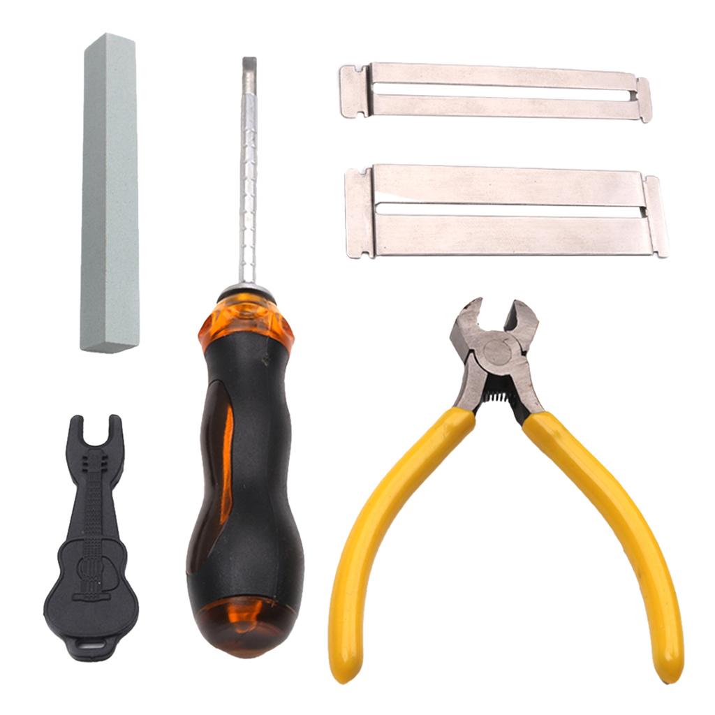 Guitar Tool Kit: Fret Protector + Fret Pull + Leveling File + Tuning Screwdriver
