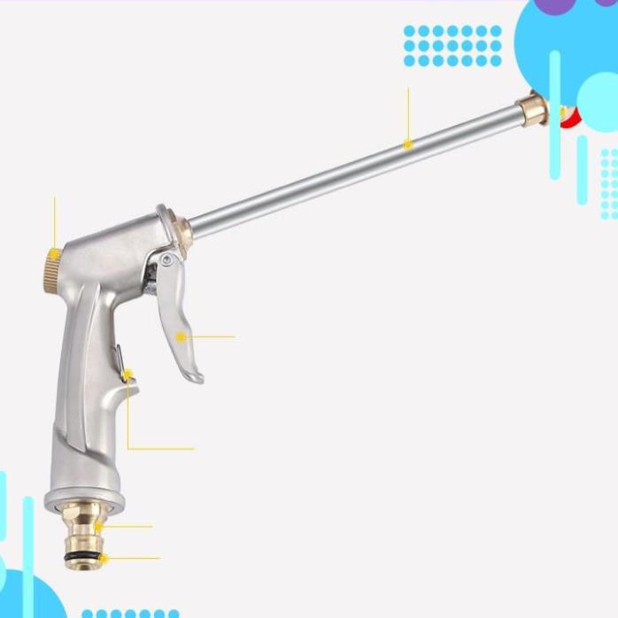 Bộ dây vòi xịt ️bơm nước phun sương️ , tăng áp 3 lần, loại 7m, 10m 206701-2 đầu đồng, cút đồng + đai