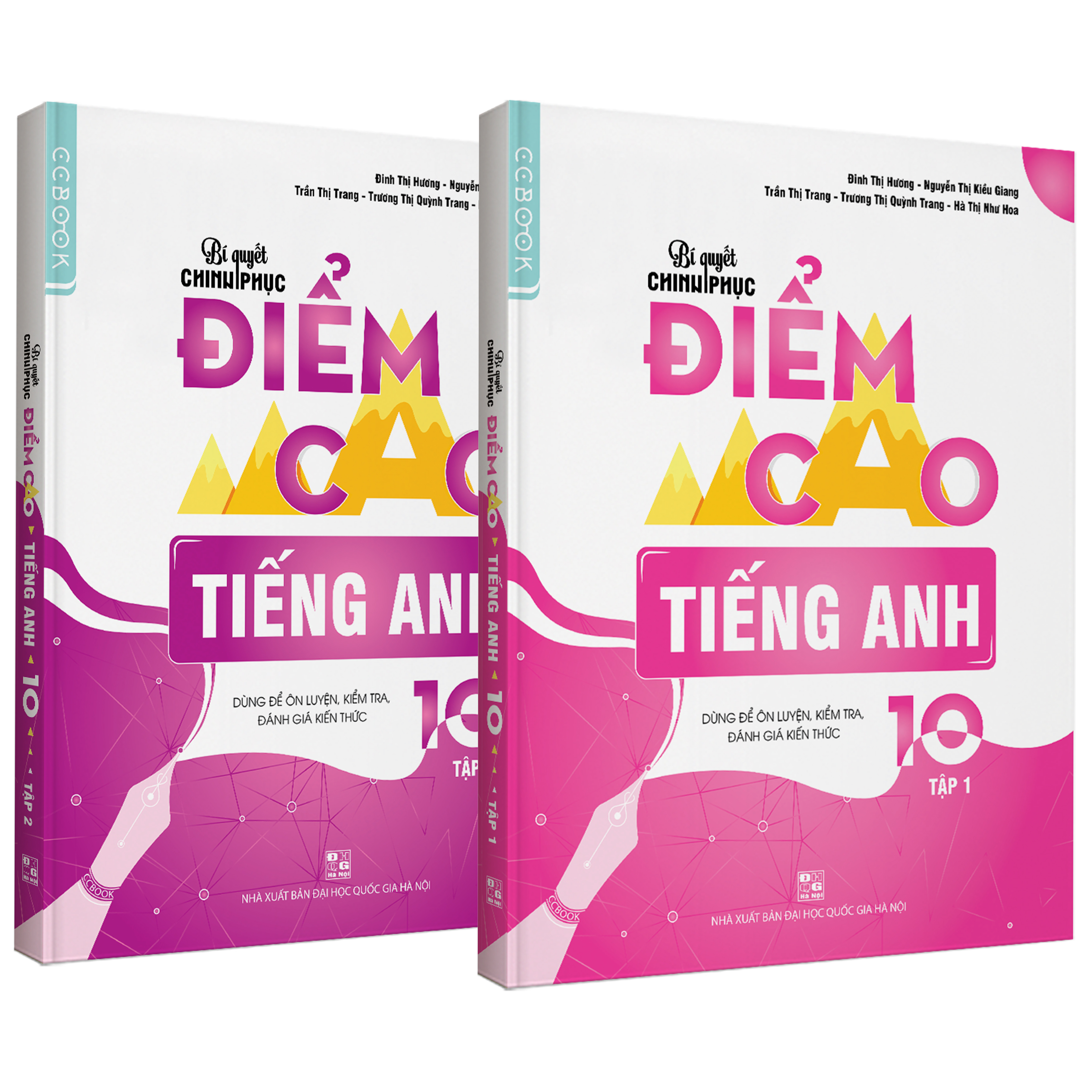 Combo Bí quyết chinh phục điểm cao Tiếng anh 10 tập 1 + tập 2