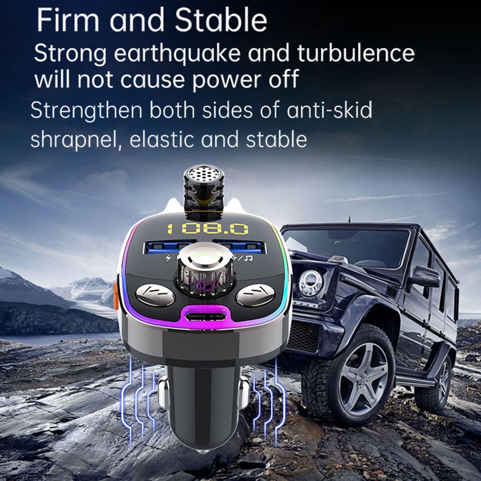 PD Car Charger Dual USB Led Fast Charge Type  Adapter