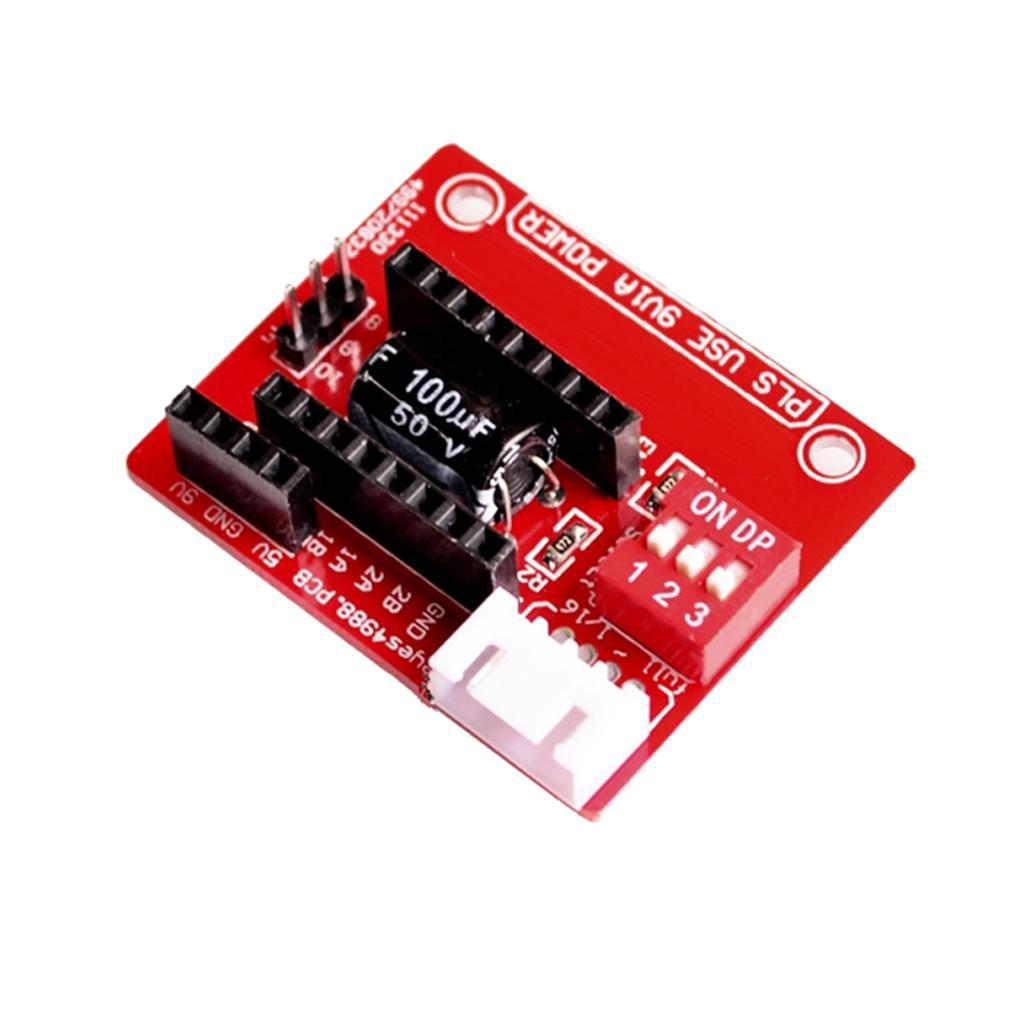 A4988 DRV8825 3D Printer Stepper Motor Driver Control Expansion Board Red
