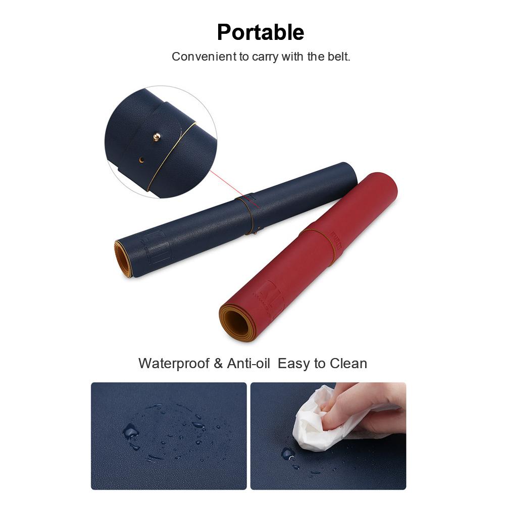 Bàn di chuột Chống thấm nước/dầu cho Văn phòng và Gia đình BUBM PU Leather Protector