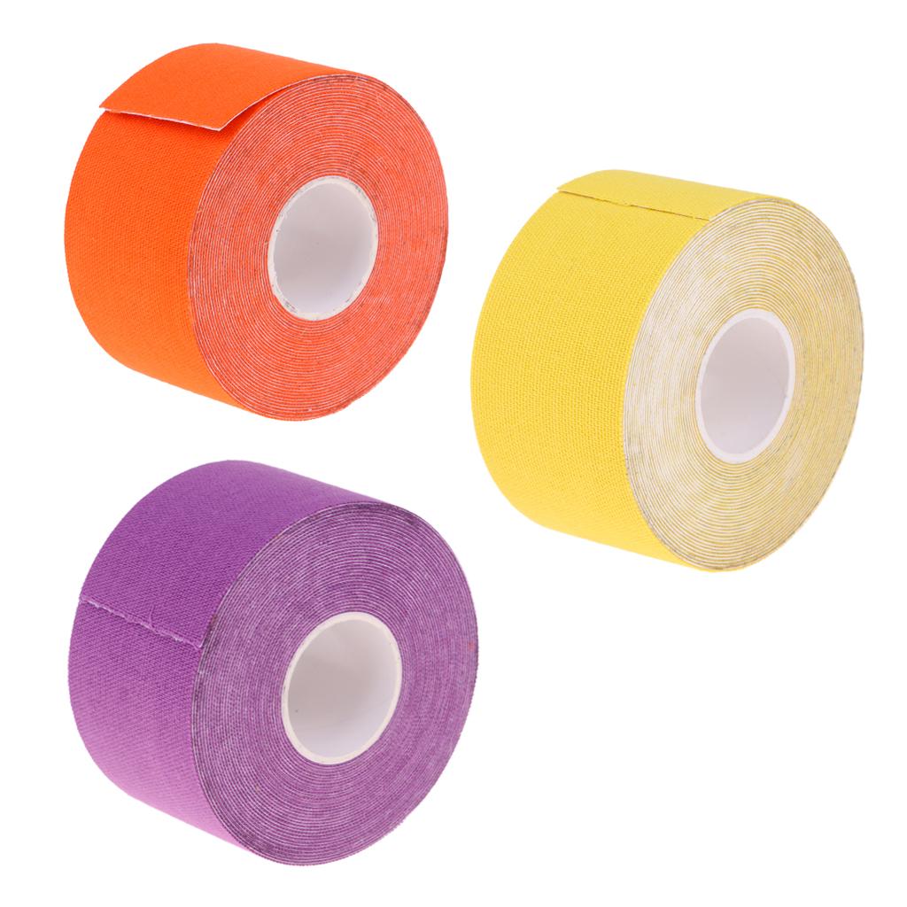 1 Roll Sports Tape Kinesiology Tape Muscle Support for Athletic Sports, Physiotherapy Free Kinesiology Taping