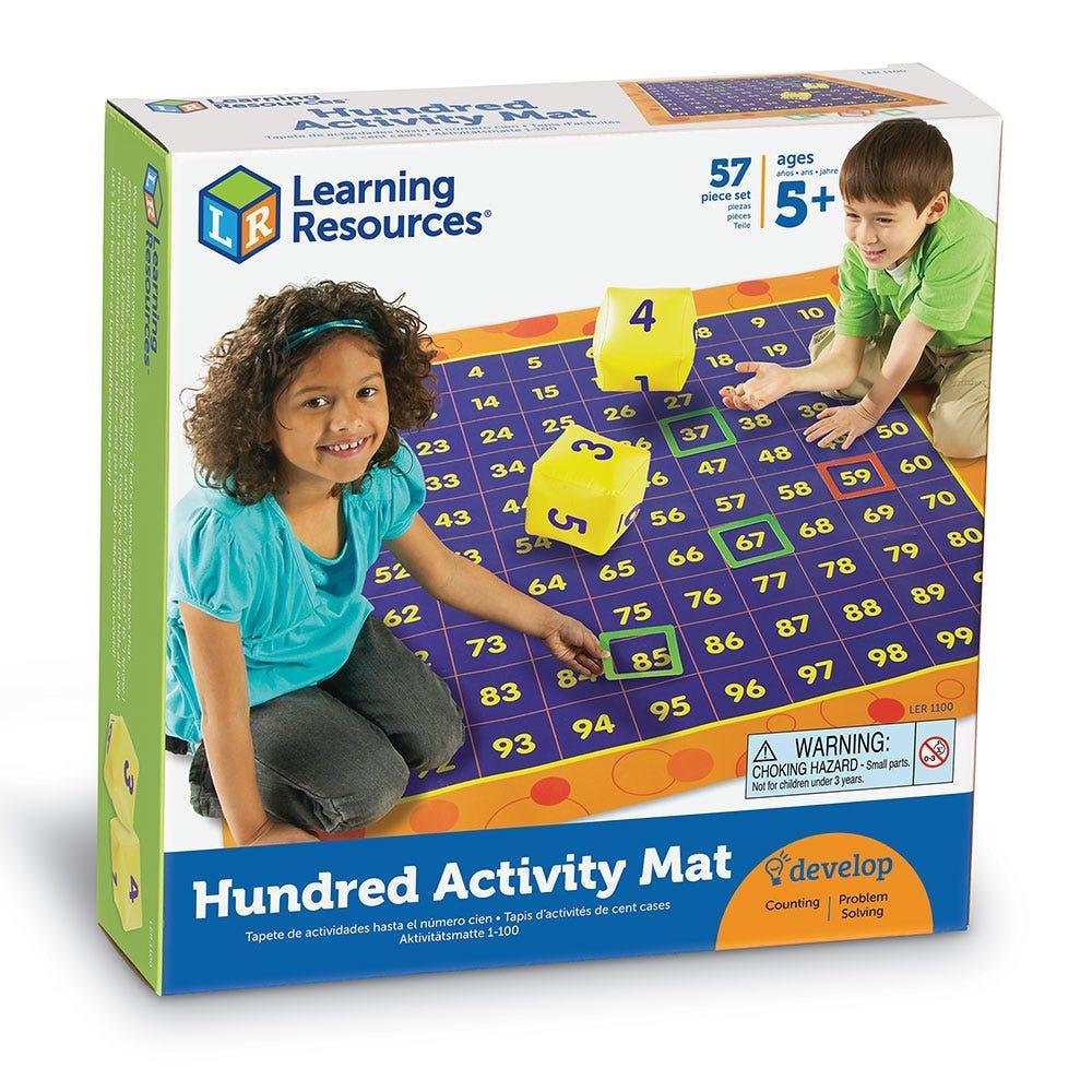 Learning Resources Thảm hoạt động số đếm 100 - Hundred Activity Mat