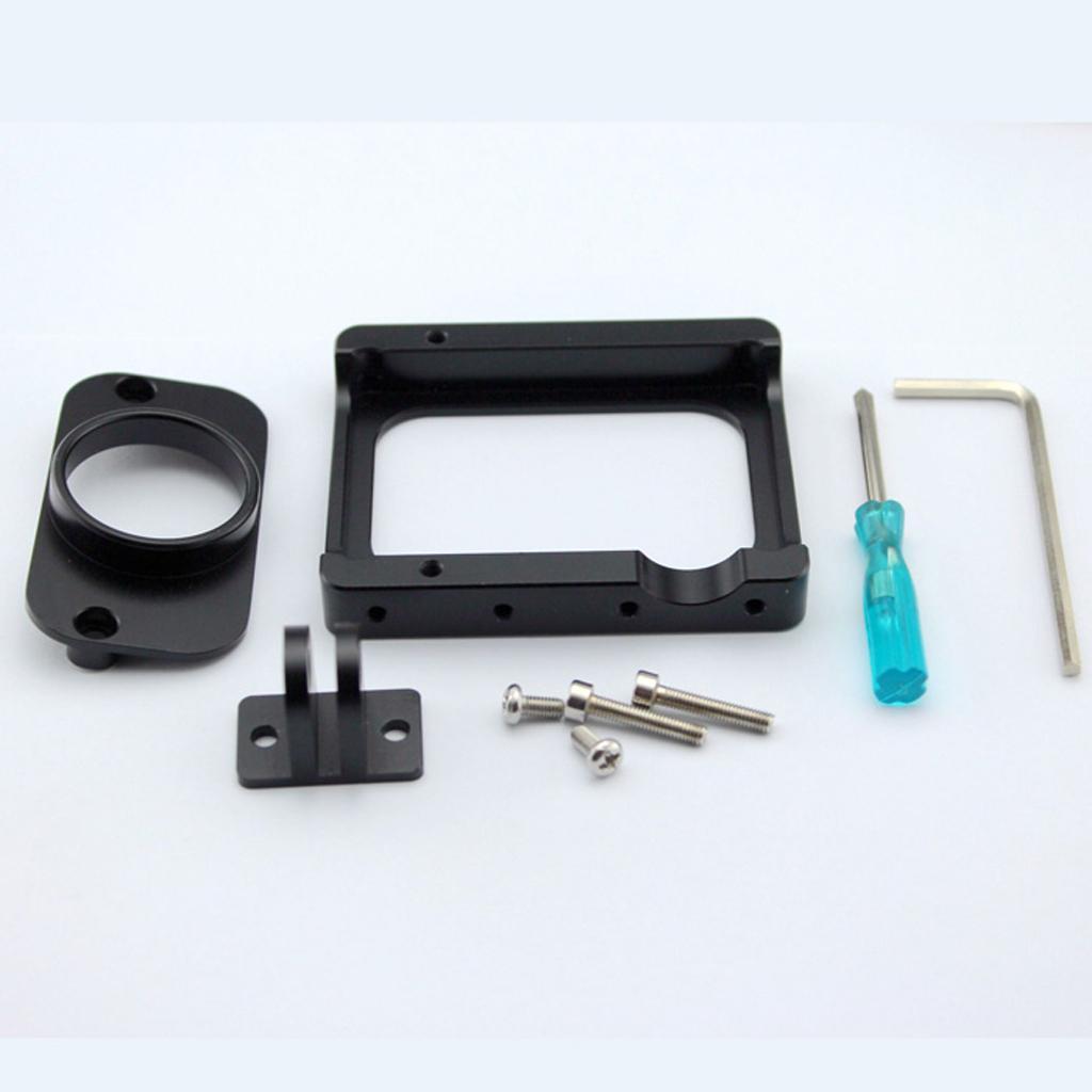 Alloy CNC Protective Metal Frame Mount Case Cover for Xiaomi Yi Camera Black