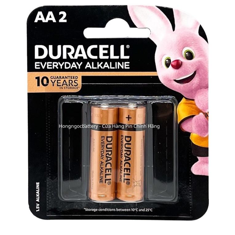 Vỉ 2 VPin AA , Pin AAA DURACELL 1,5V Siêu Bền - Hàng chính hãng