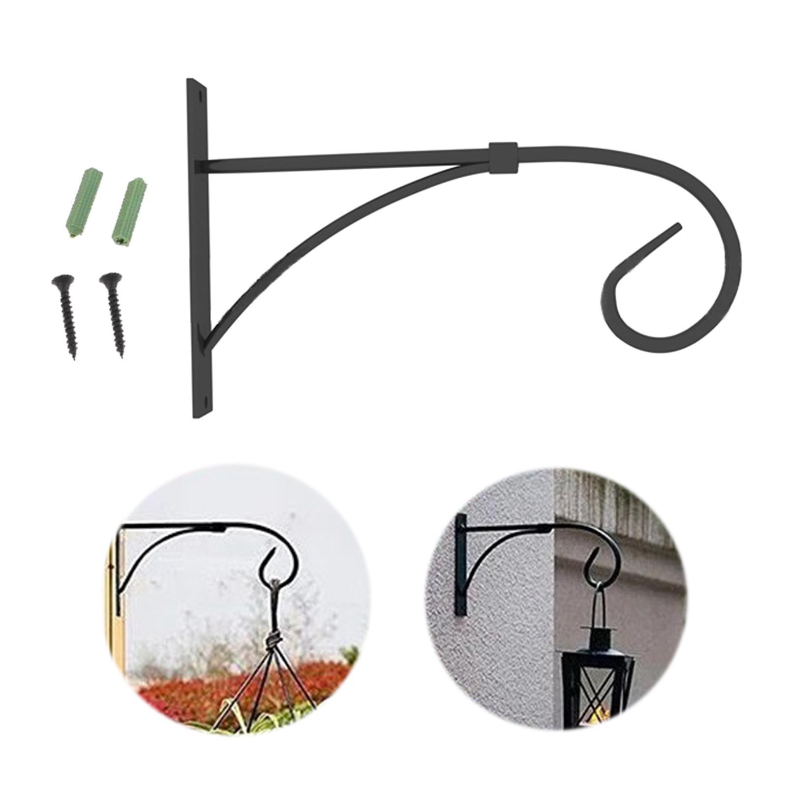 Hanging Basket Bracket Stylish Hanging Plant Bracket for Outdoor Garden