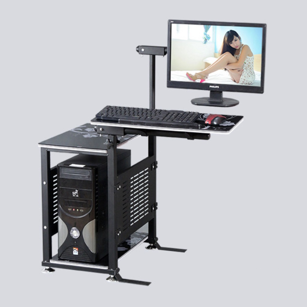 Kệ máy tính làm việc màn hình treo có thể xoay