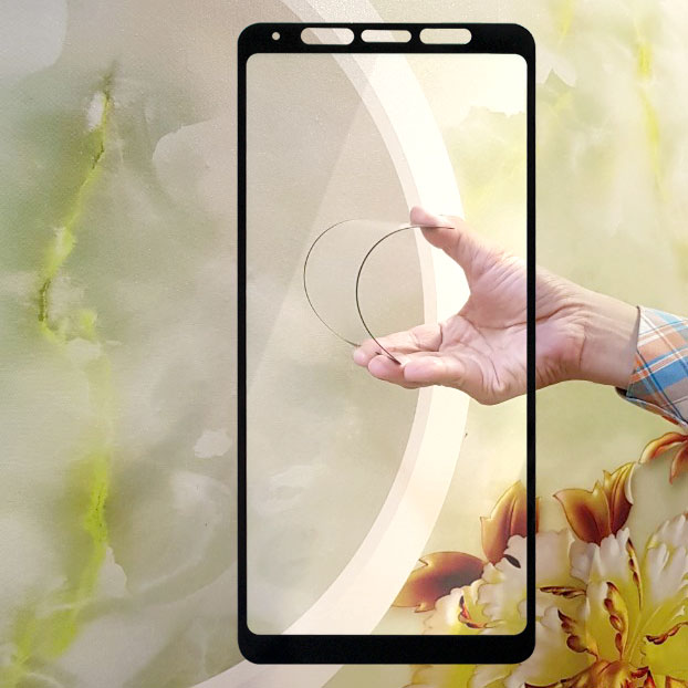 Miếng kính cường lực cho Samsung Galaxy A9 2018 Full màn hình - Đen