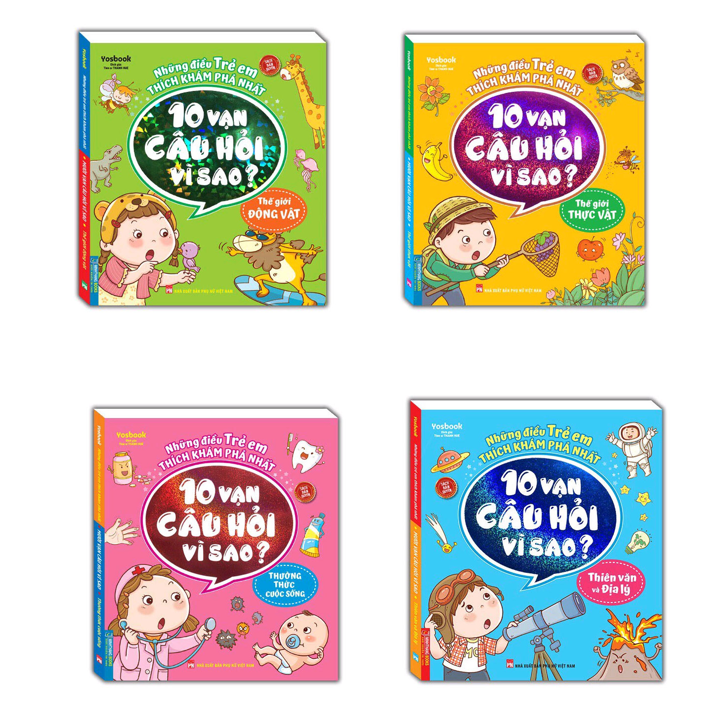 Sách Combo: 10 vạn câu hỏi vì sao