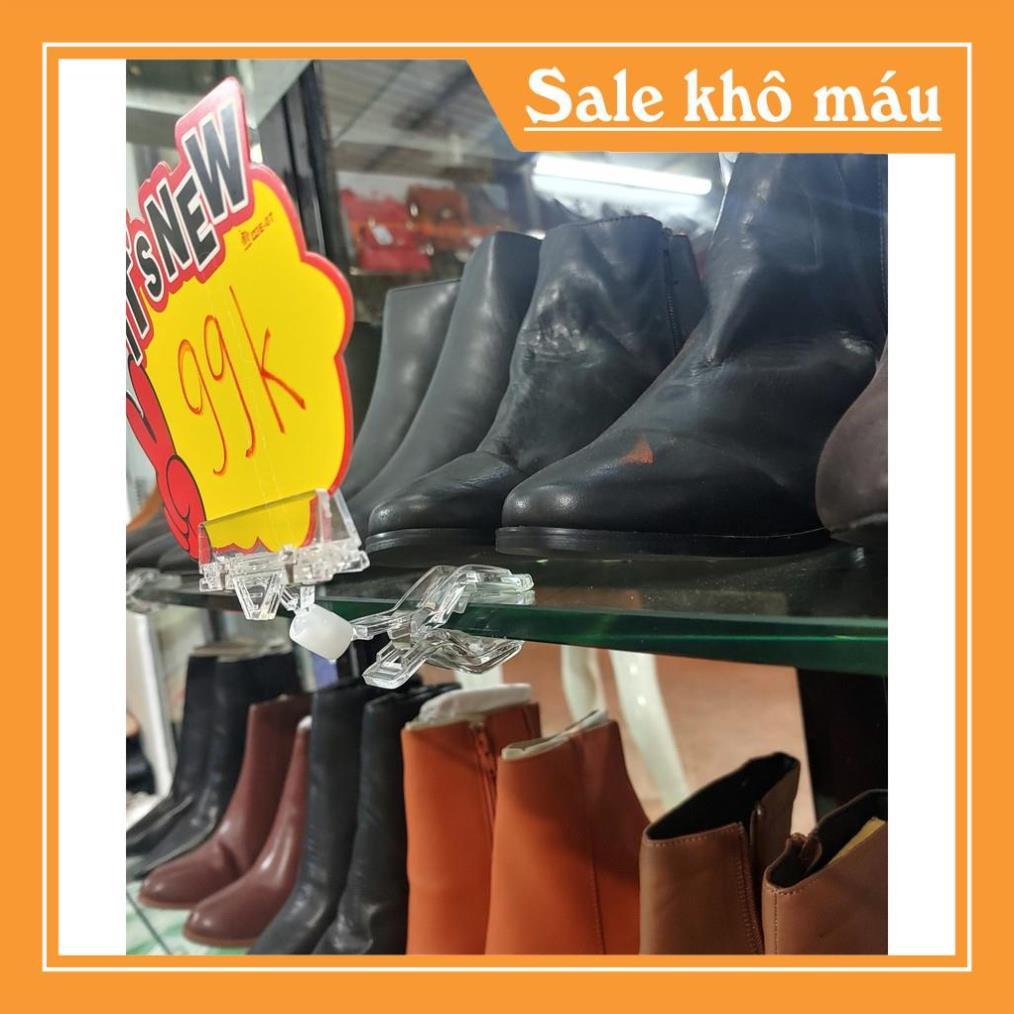 KẸP BẢNG GIÁ NHỰA TRONG CAO CẤP DÀI 12CM .