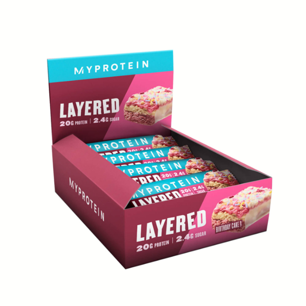 Thanh bổ sung Protein và năng lượng tức thì Layered Protein Bar Myprotein (Hộp 12 thanh