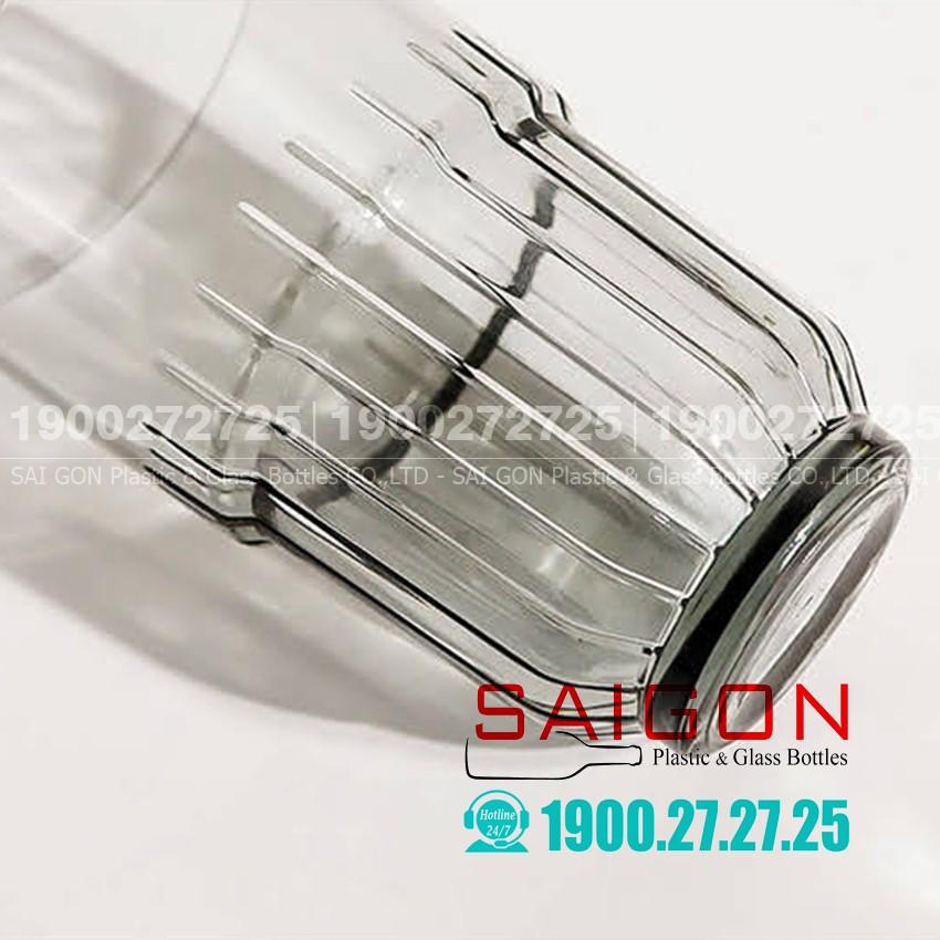 Ly Thủy Tinh Cường Lực LinQ Grey Beverage 266ml | 355ml | 414ml , Tùy Chọn Dung Tích