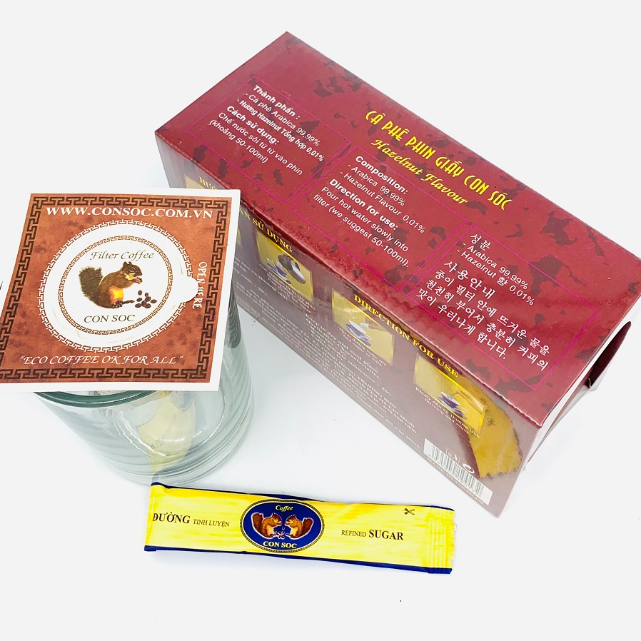 Cà phê Con Sóc Phin Lọc Tím Đơn