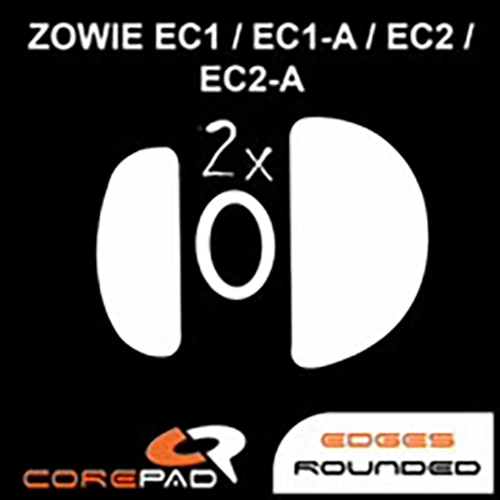 Feet chuột PTFE Corepad Skatez Zowie EC1-A-B DIVINA-C / EC2-A-B DIVINA-C / EC3-C - 2 Bộ - Hàng Chính Hãng