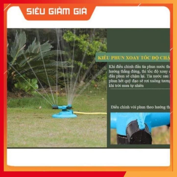 Vòi Phun Nước Tưới Cây, xoay tròn 360 Độ. Tặng kèm 1 khớp nối cấp nước cho béc phun 206799