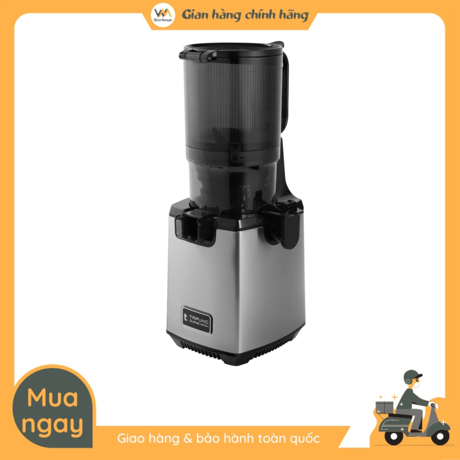 Máy ép chậm Tapuho TSJ68 - Giải pháp cho mùa hè- Hàng Chính Hãng