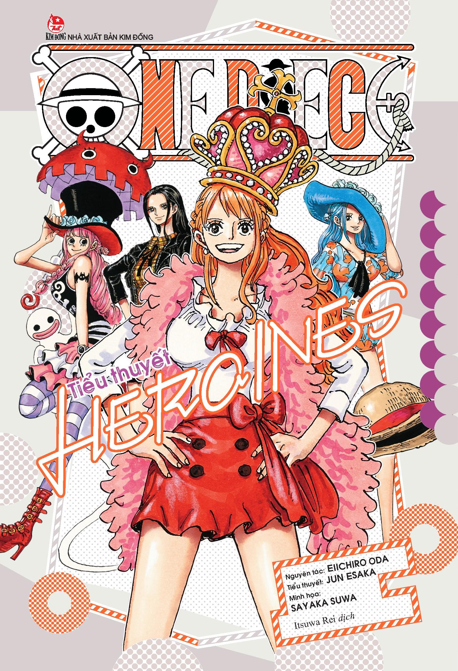 Tiểu Thuyết One Piece - HEROINES - Tặng Kèm Obi + Set Postcard