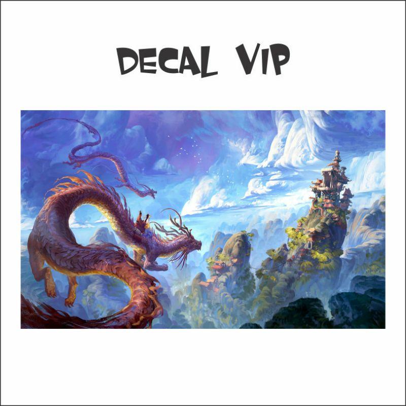 Tranh dán hồ cá  - thủy sinh