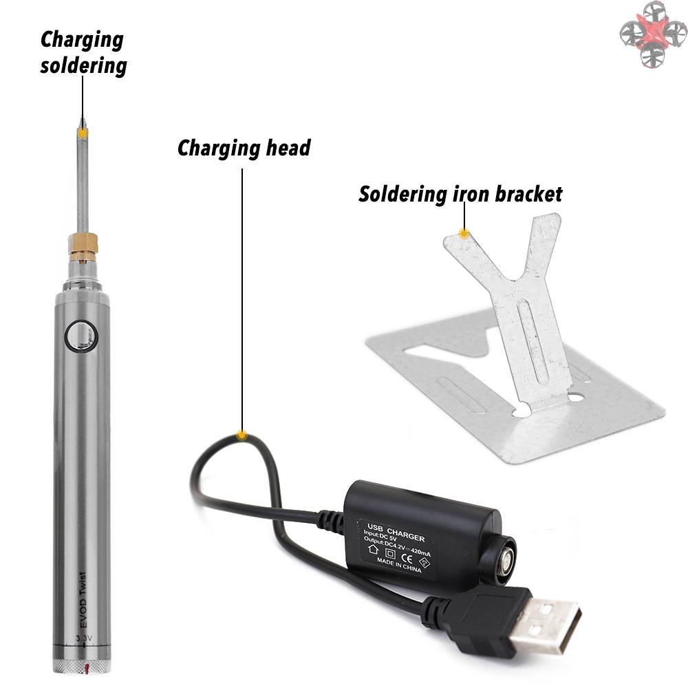 Soldering Iron Wireless Charging Soldering Iron Mini Portable Battery Soldering Iron with USB Welding Tools
