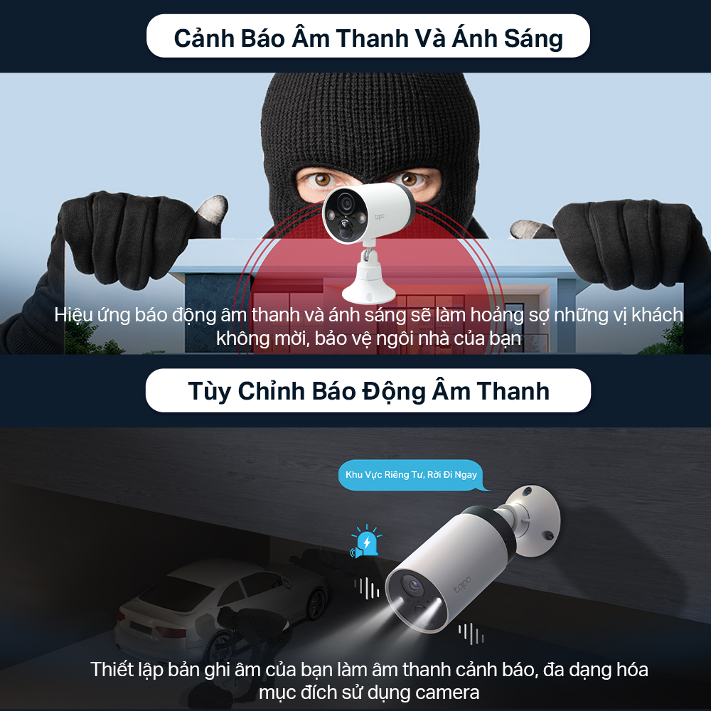 Bộ 2 Camera WiFi Không Dây TP-Link Tapo C420S2 Chống Nước 2K QHD, Quay Ban Đêm Có Màu
