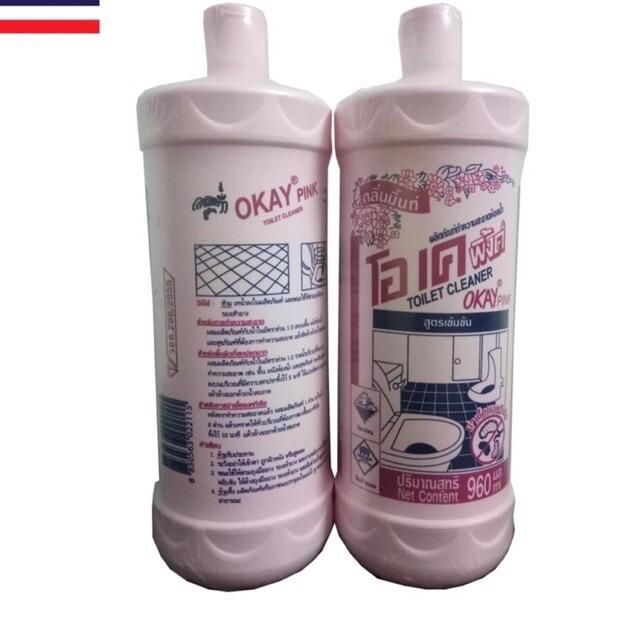 Nước tẩy bồn cầu Okay Pink 960ml-Thái lan