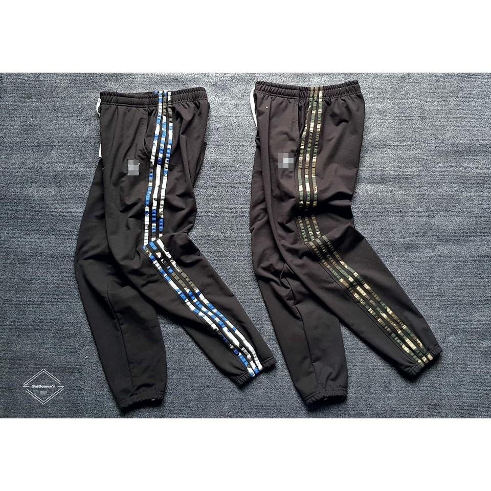 Quần jogger thun thể thao sọc camo cực chất