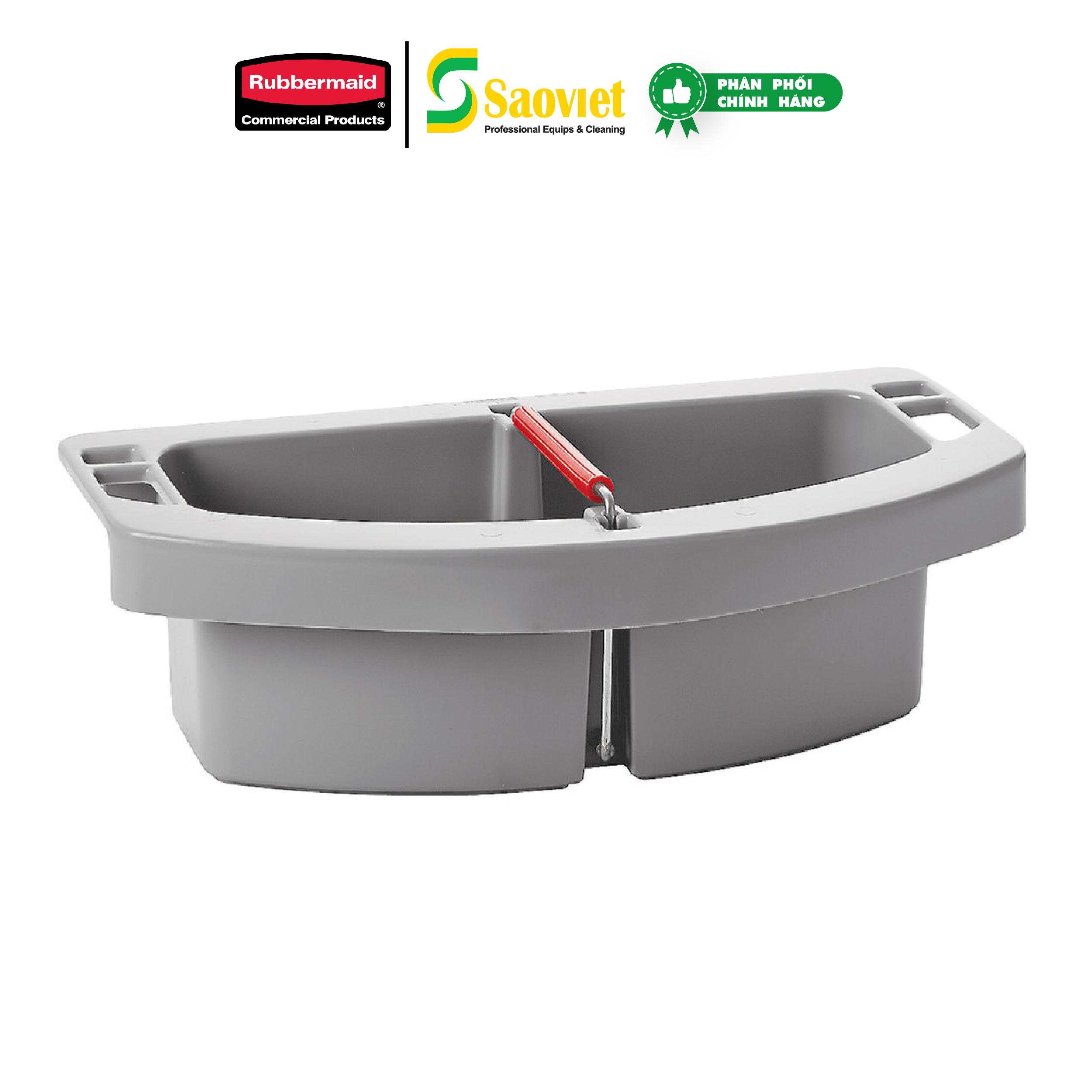 Khay Đựng Dụng Cụ Vệ Sinh Cao Cấp RUBBERMAID (Chính Hãng) - SKU: FG264900GRAY | SAOVIETCO