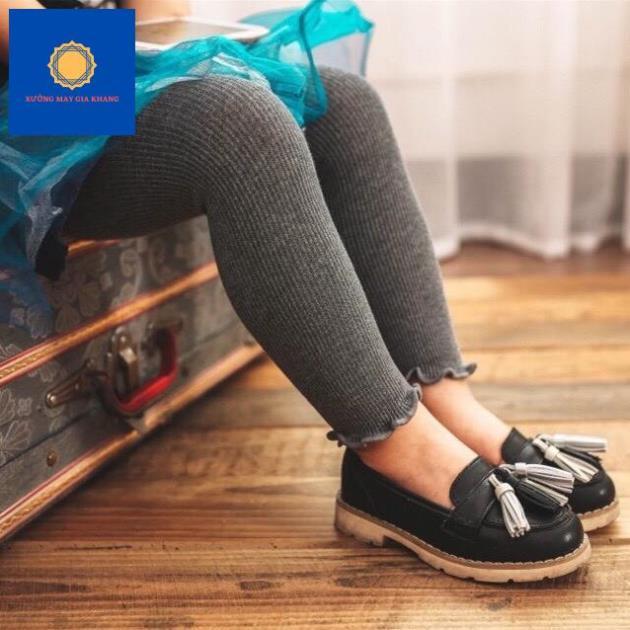Quần legging bé gái, thun gân co giãn nhiều cho bé thoải mái, năng động - Quần áo trẻ em - GiaKhang